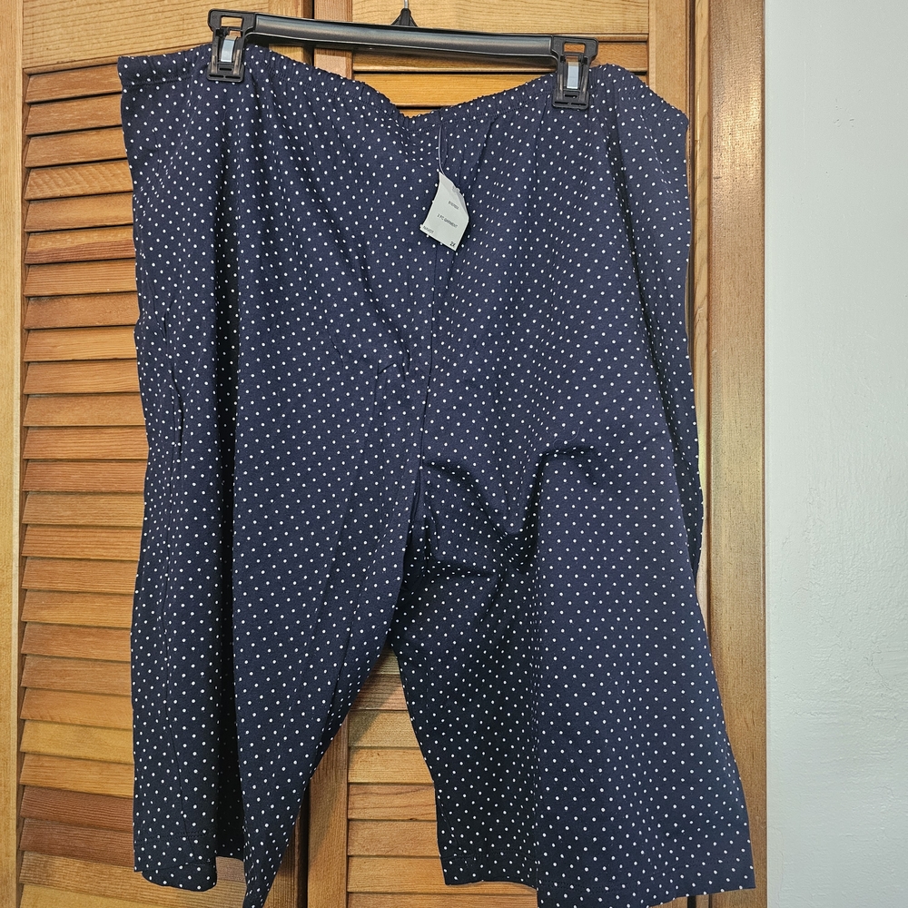 Ralph Lauren Navy and White Polka Dot Pajama Set - Picture 6 of 7